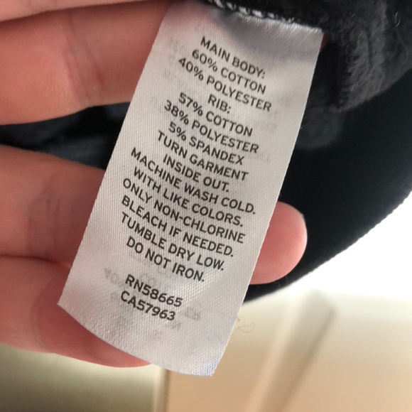 Zella black zip up crew neck - Picture 5 of 6